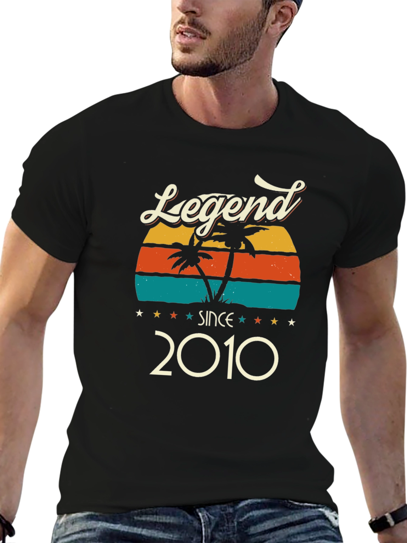 Legend Since 2010 Black Graphic Tee