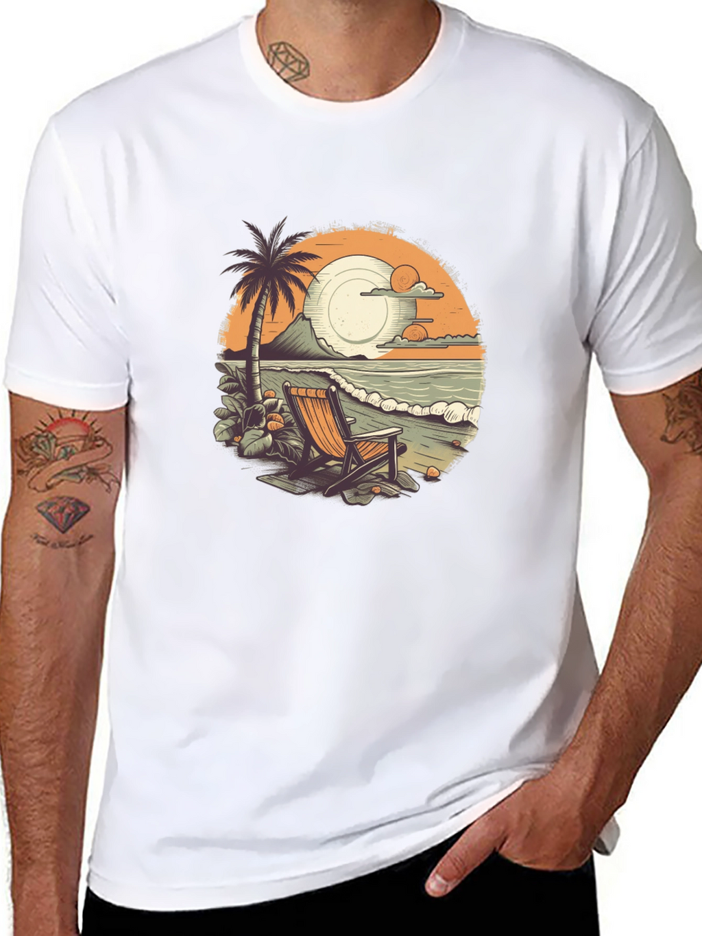 Tropical Beach T-Shirt