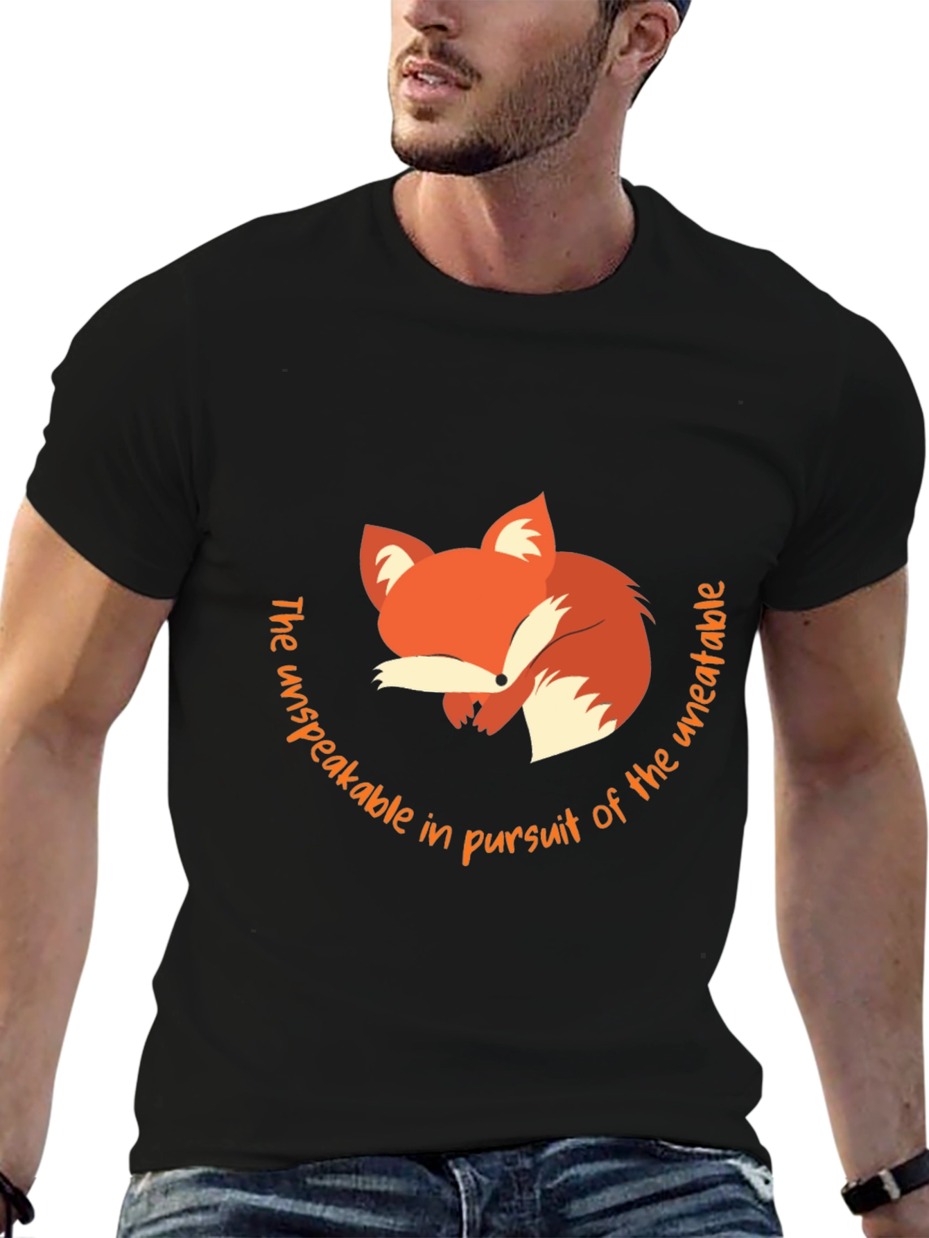 Fox Graphic Tee -  Unspeakable Pursuit T-Shirt