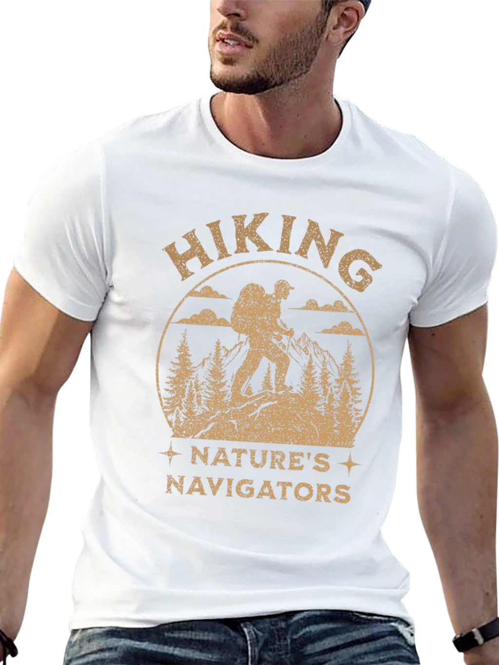 Hiking Natures Navigators Graphic T-Shirt