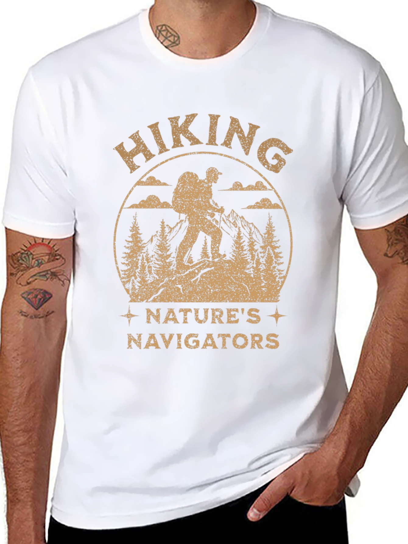 Hiking Natures Navigators Graphic T-Shirt