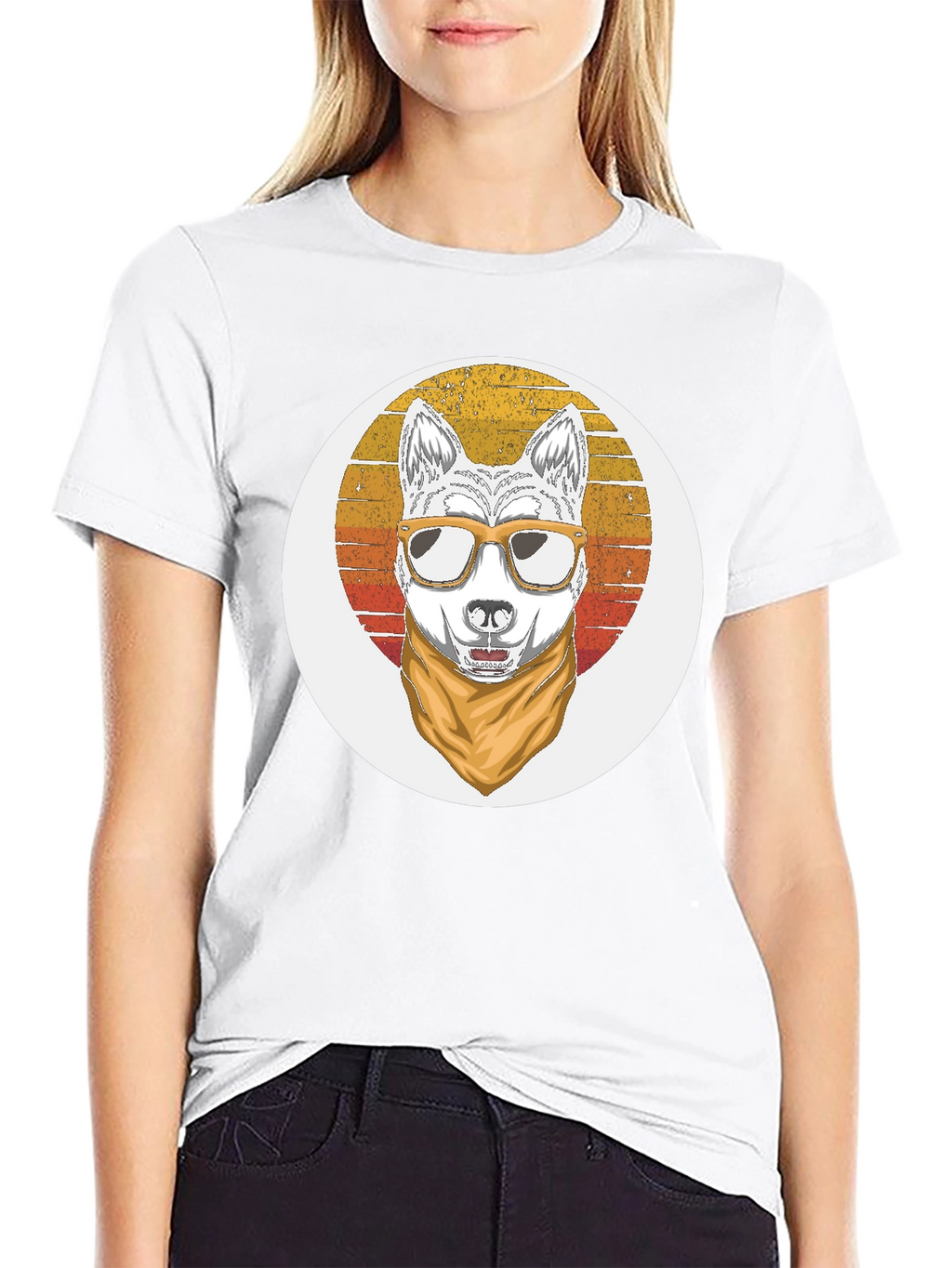 Cool Dog Retro T-Shirt