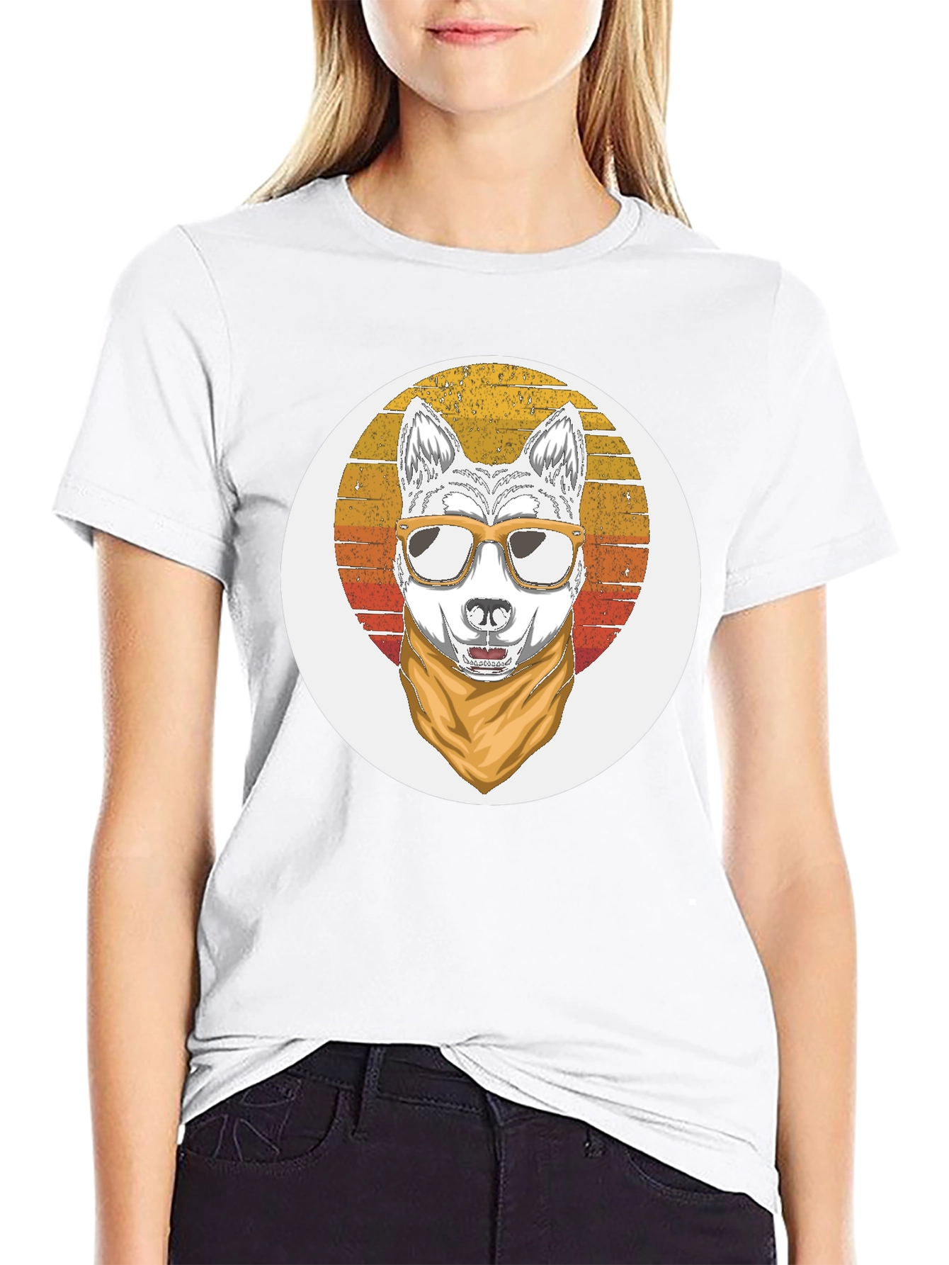 Cool Dog Retro T-Shirt