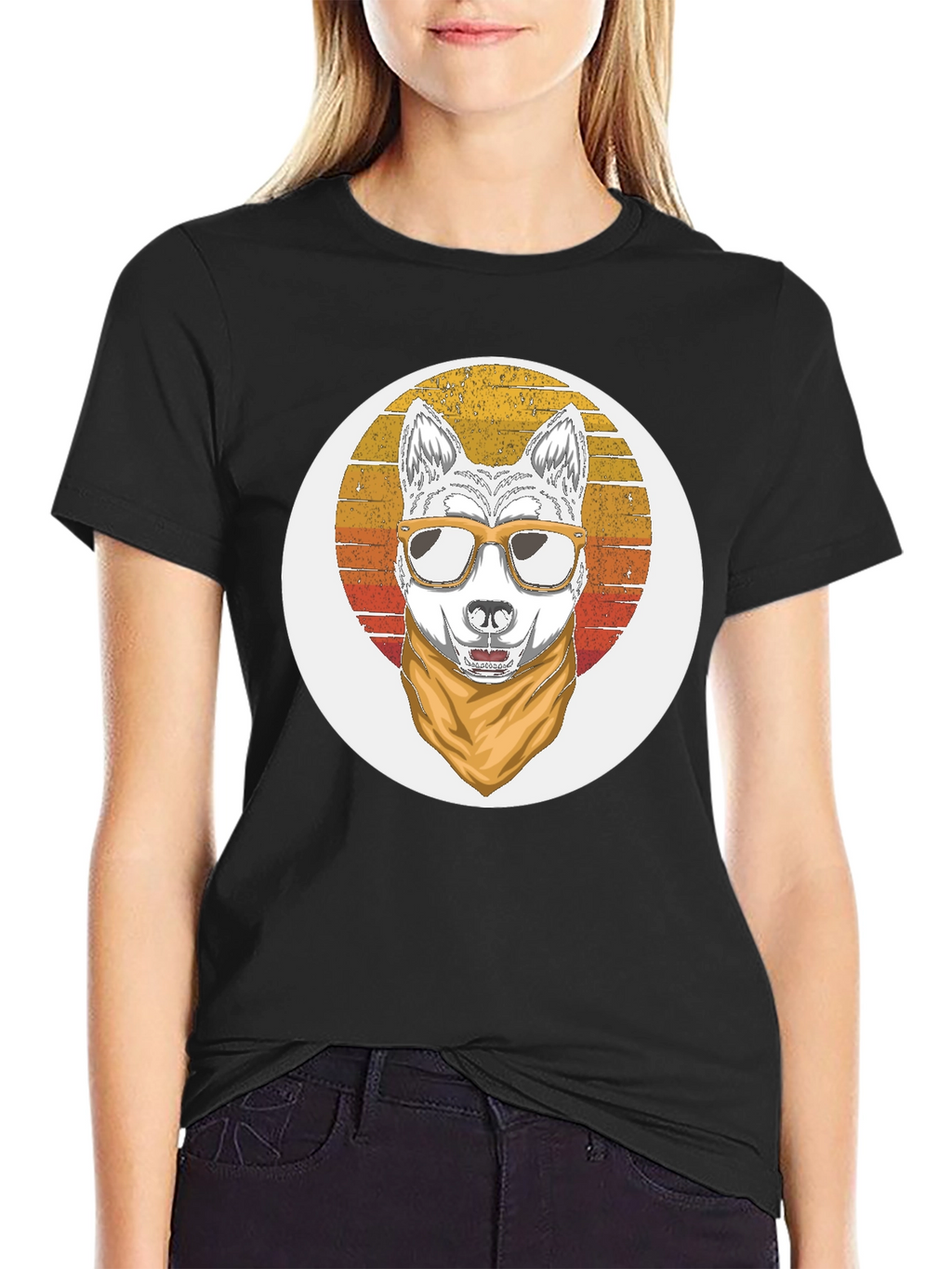 Cool Dog Retro T-Shirt