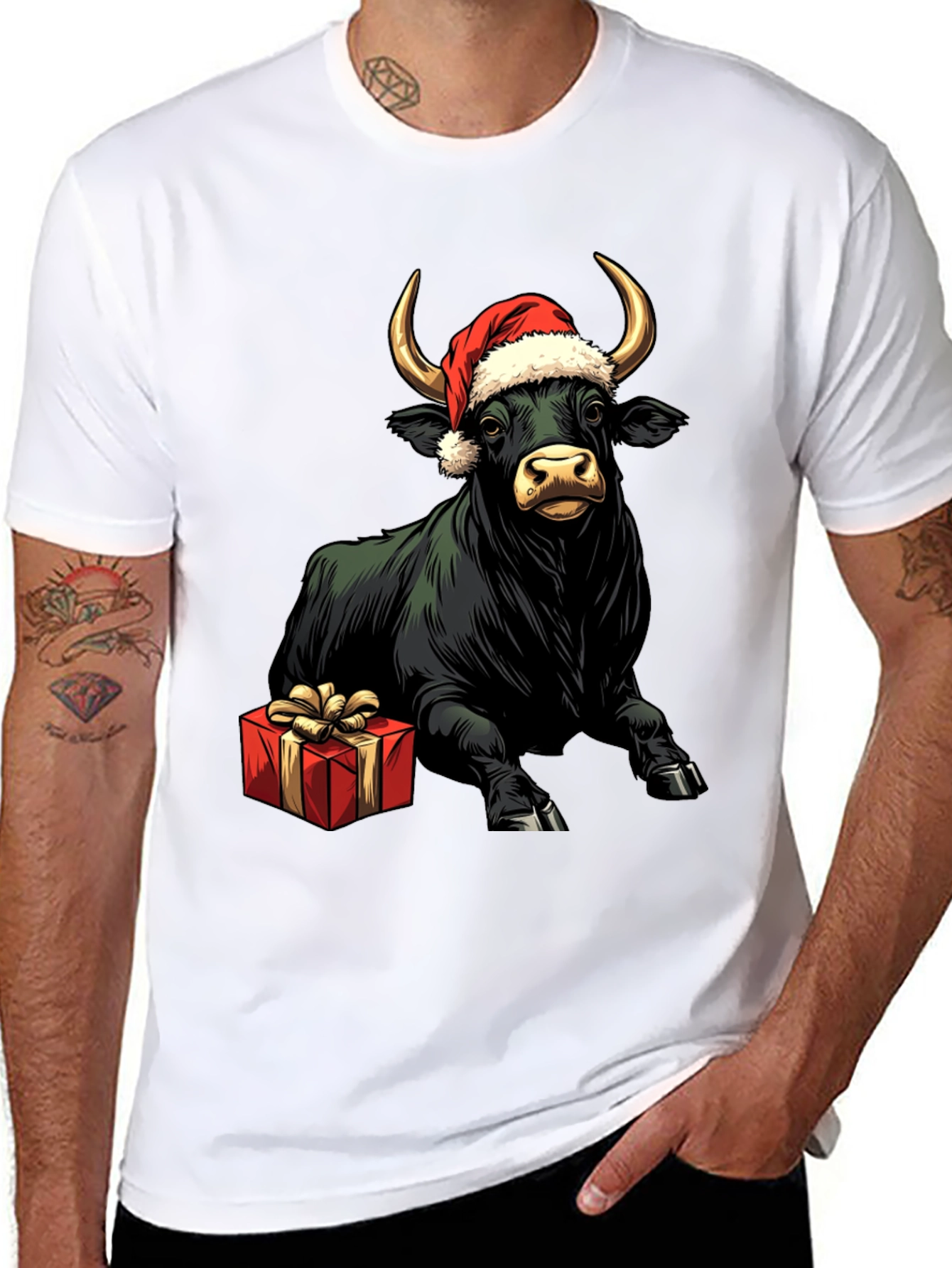 Festive Bull T-Shirt