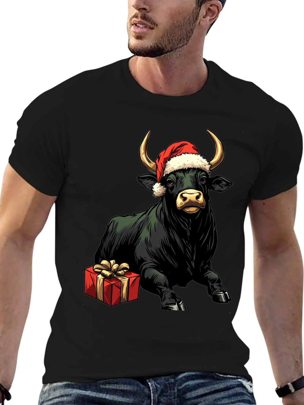 Festive Bull T-Shirt