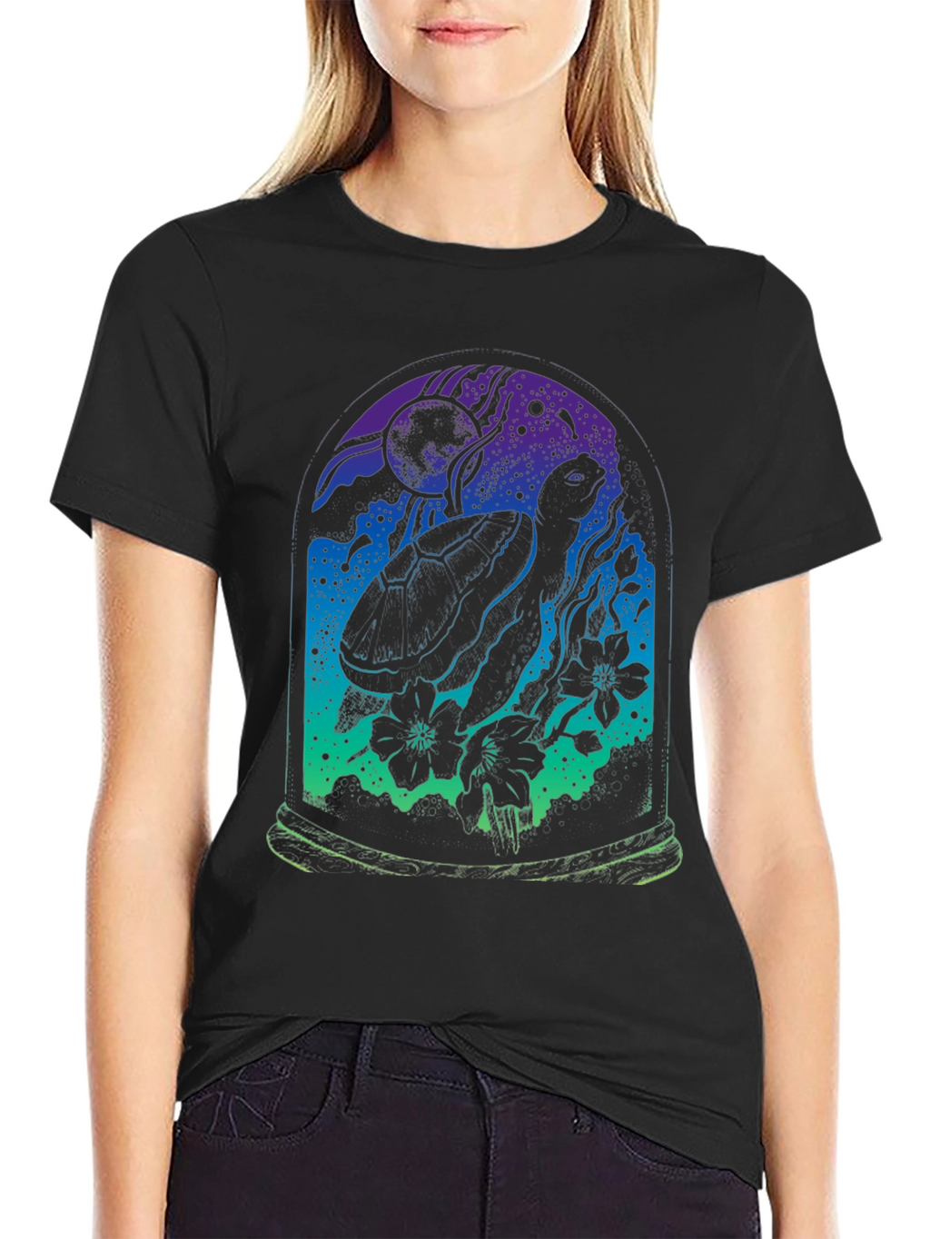 Turtle Terrarium Graphic T-Shirt
