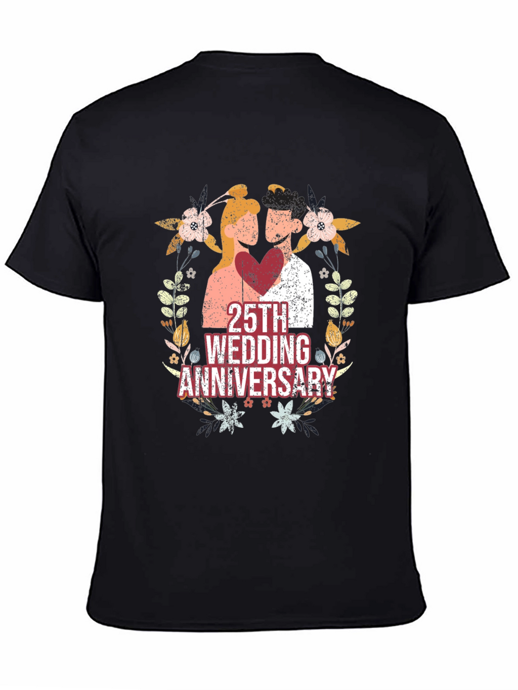 25th Wedding Anniversary Graphic Tee