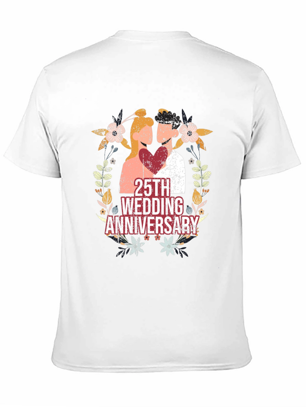 25th Wedding Anniversary Graphic Tee