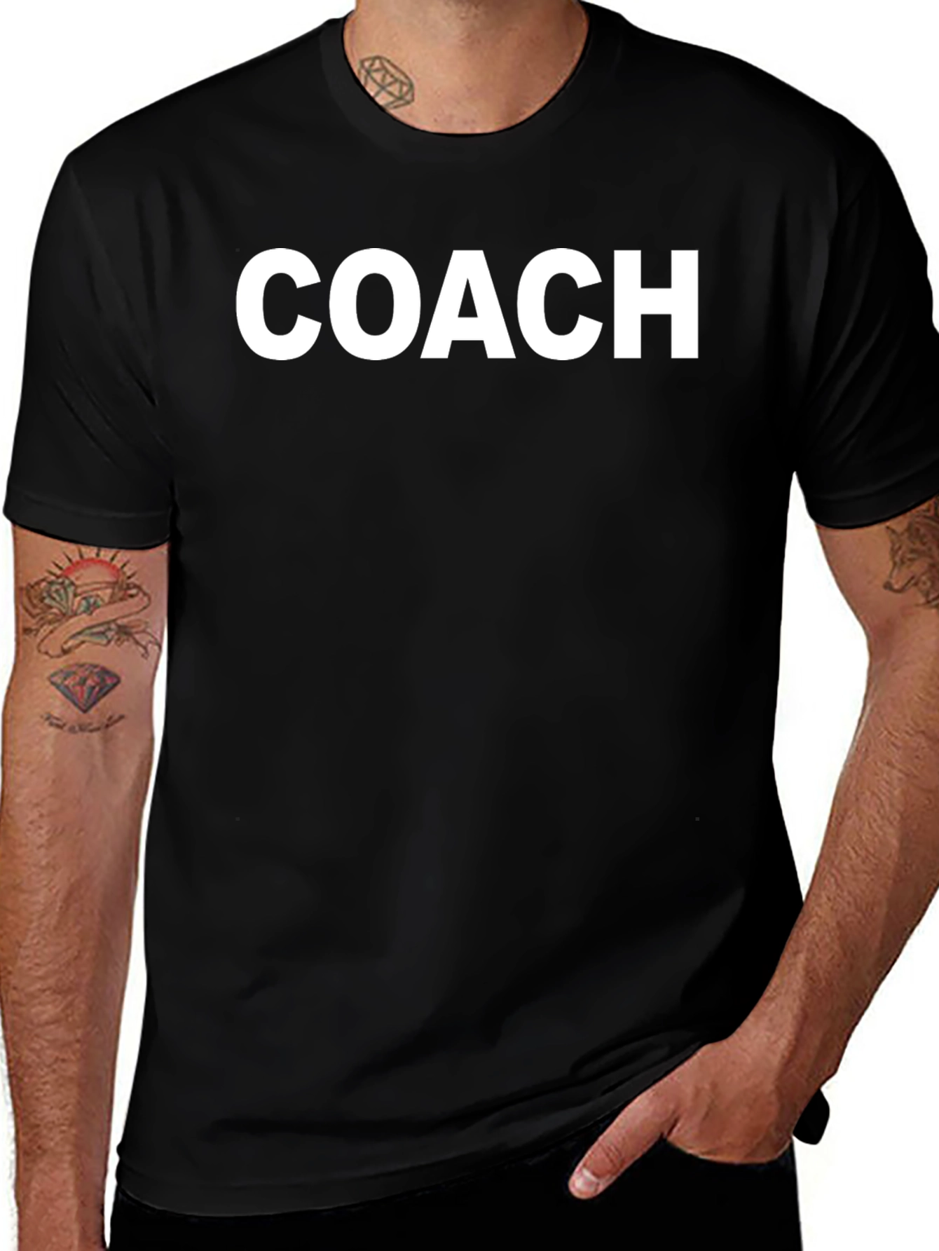 COACH Printed Black T-Shirt