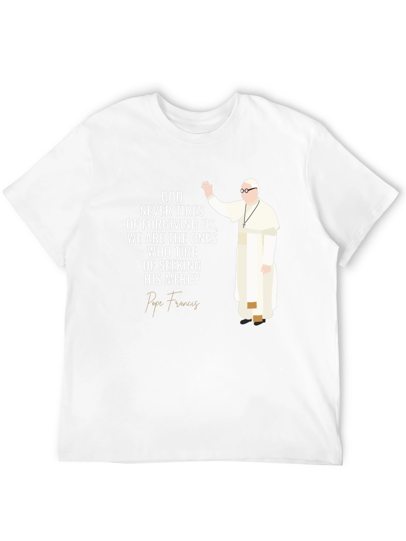 Pope Francis Mercy Graphic Tee