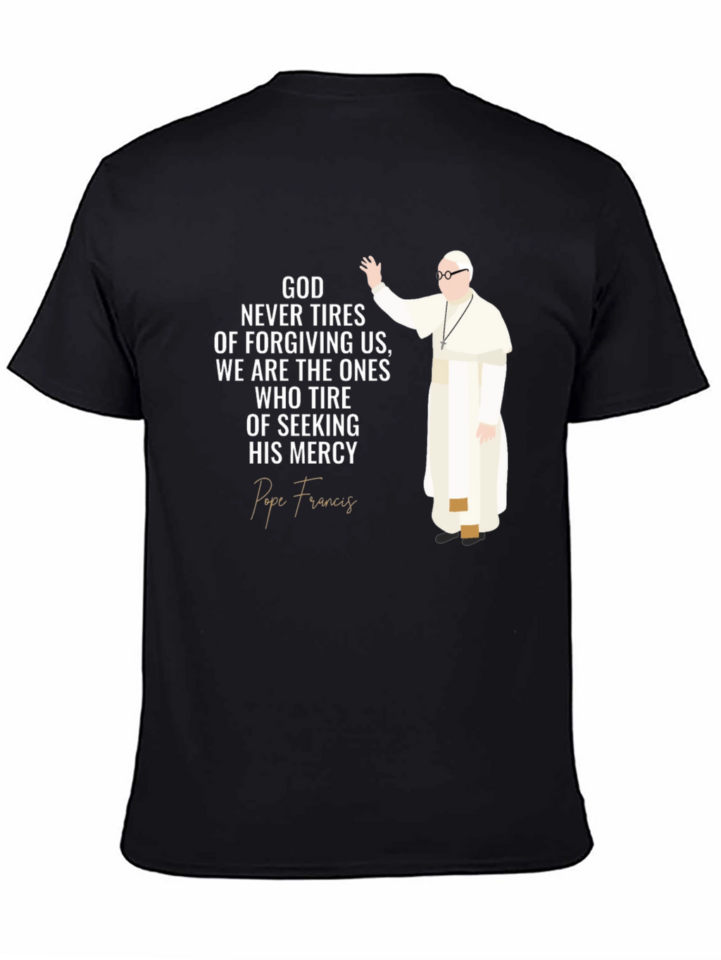 Pope Francis Mercy Graphic Tee