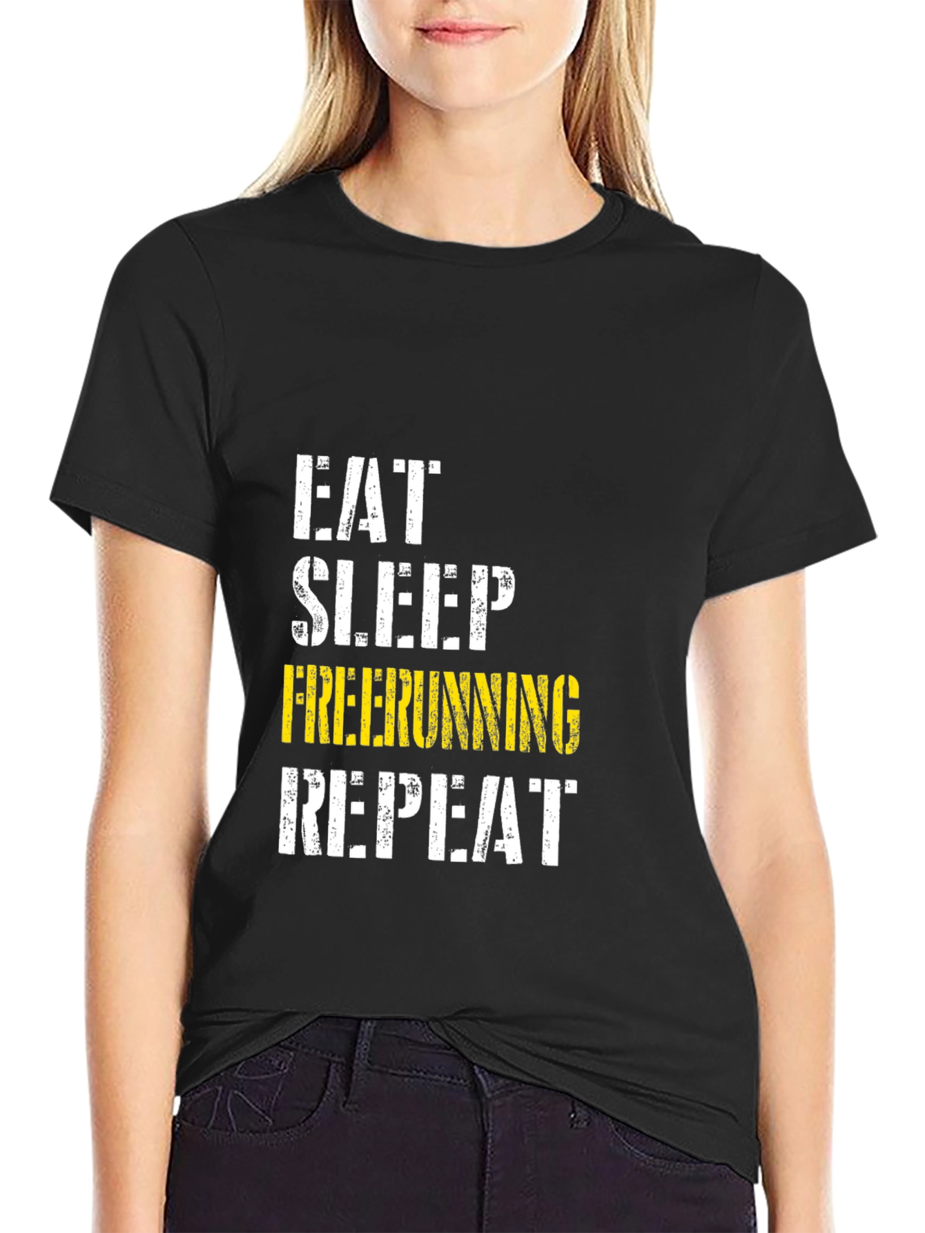 Eat Sleep Freerunning Repeat T-Shirt
