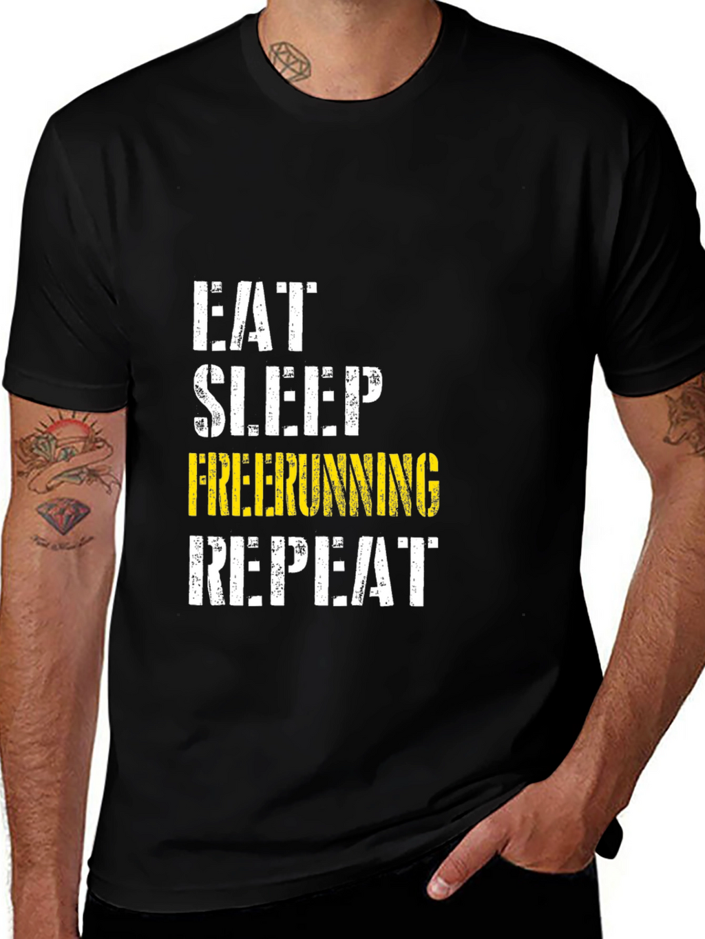 Eat Sleep Freerunning Repeat T-Shirt