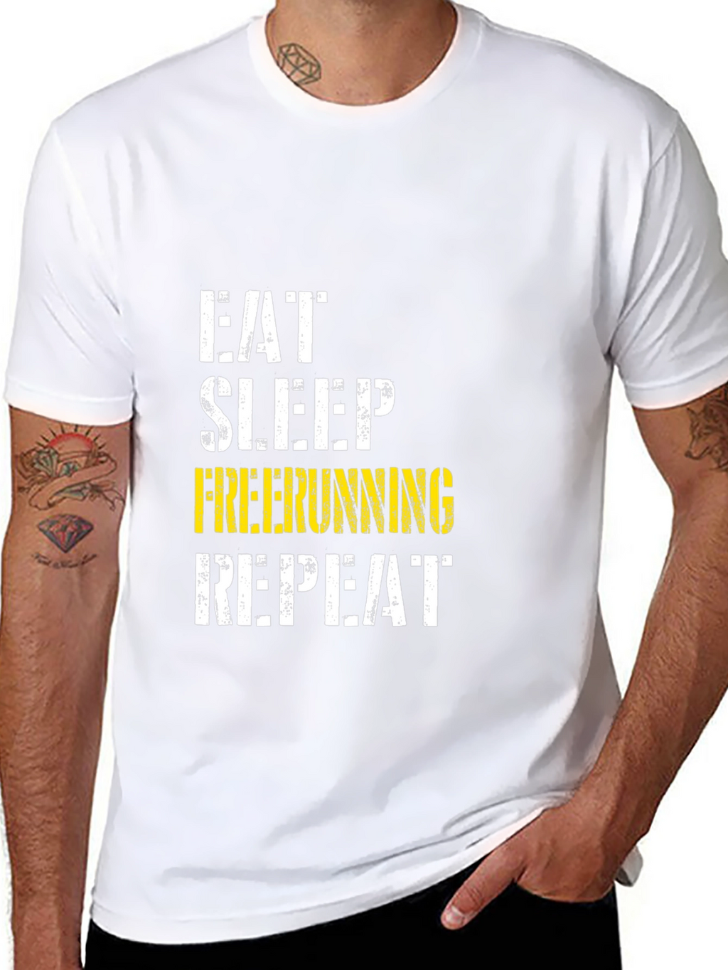 Eat Sleep Freerunning Repeat T-Shirt