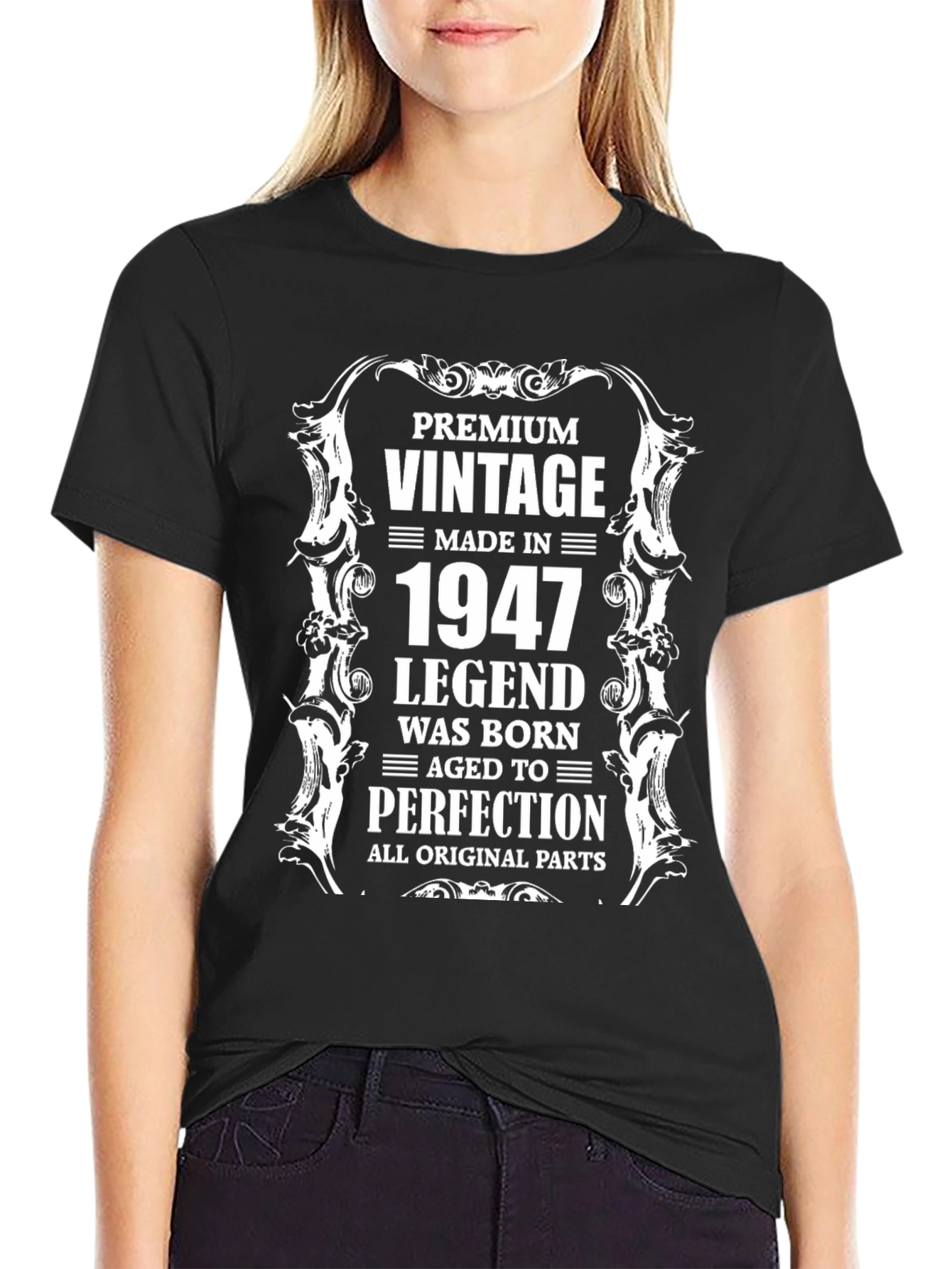 Premium Vintage 1947 T-Shirt - Legend Aged to Perfection