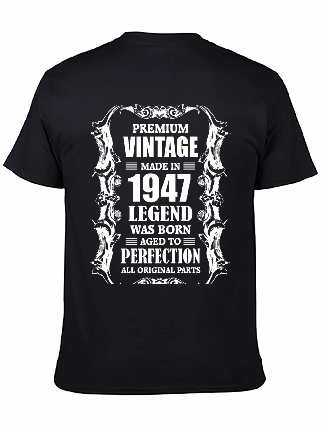 Premium Vintage 1947 T-Shirt - Legend Aged to Perfection