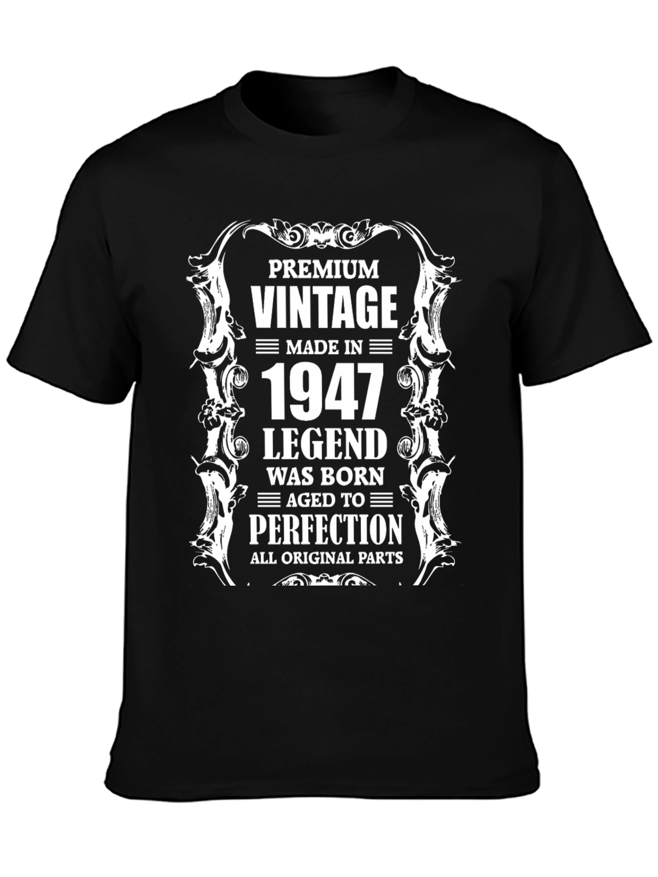 Premium Vintage 1947 T-Shirt - Legend Aged to Perfection