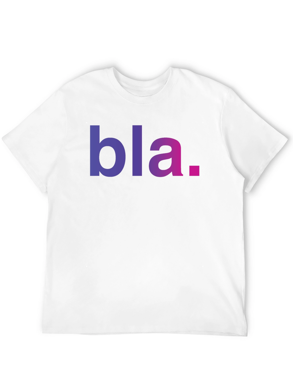 Bla Graphic Tee - Black Casual T-Shirt