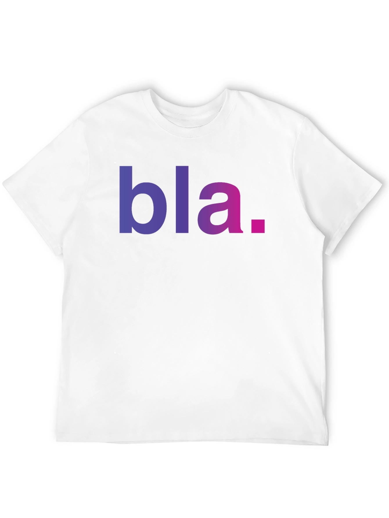 Bla Graphic Tee - Black Casual T-Shirt
