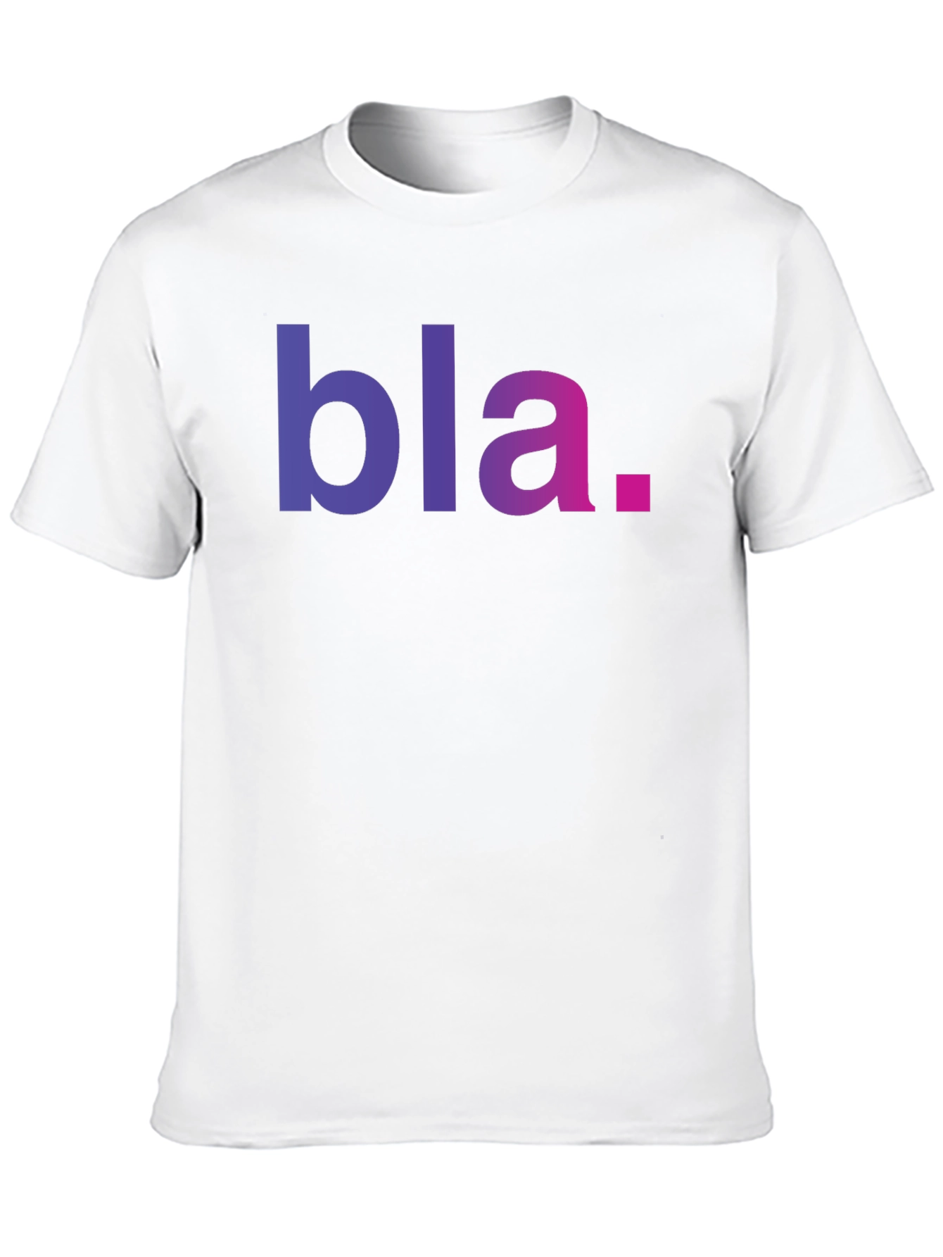 Bla Graphic Tee - Black Casual T-Shirt