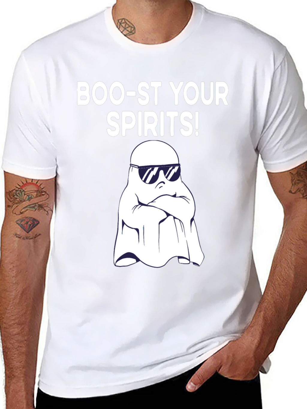 Boo-st Your Spirits Ghost T-Shirt