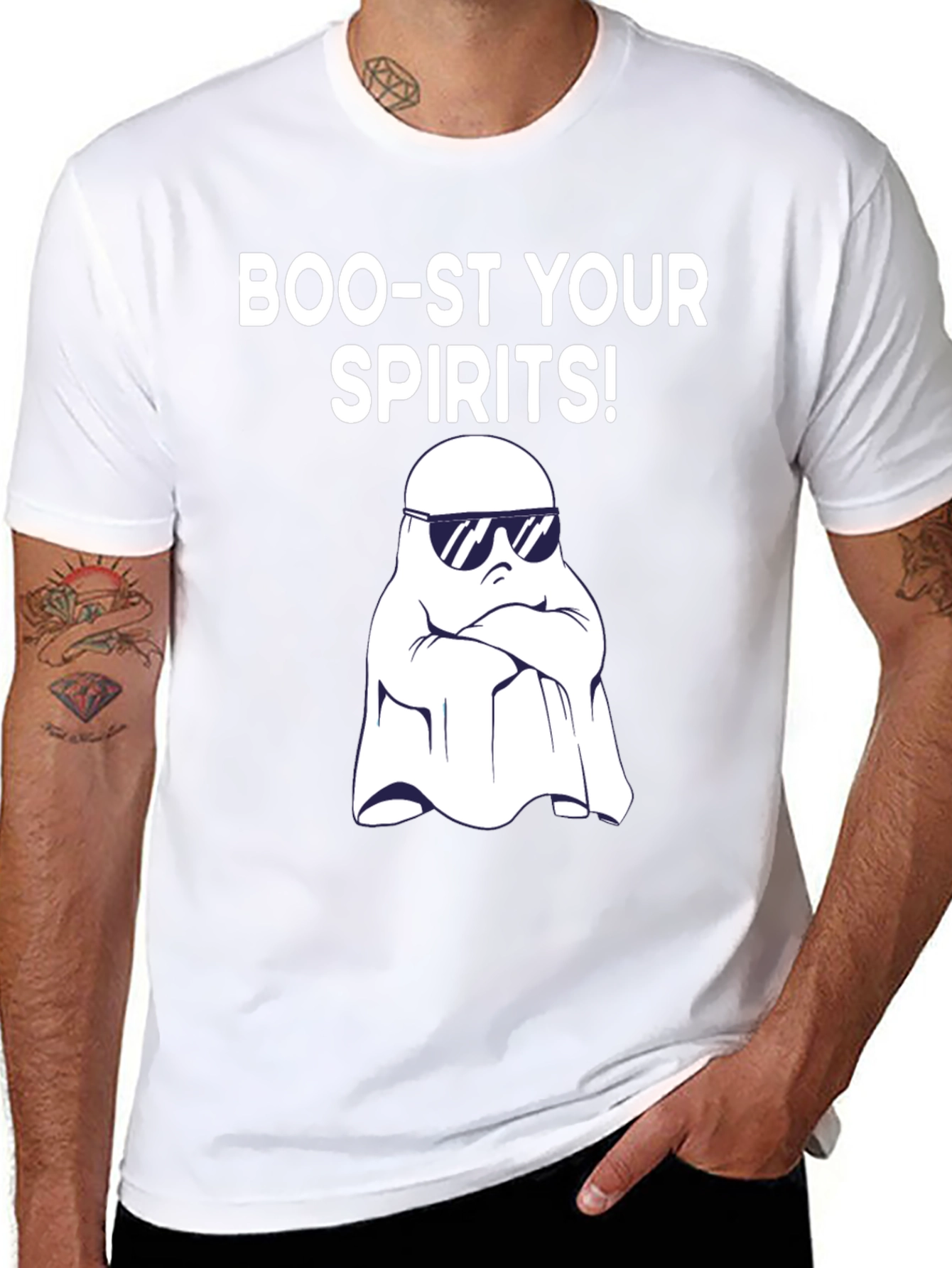 Boo-st Your Spirits Ghost T-Shirt