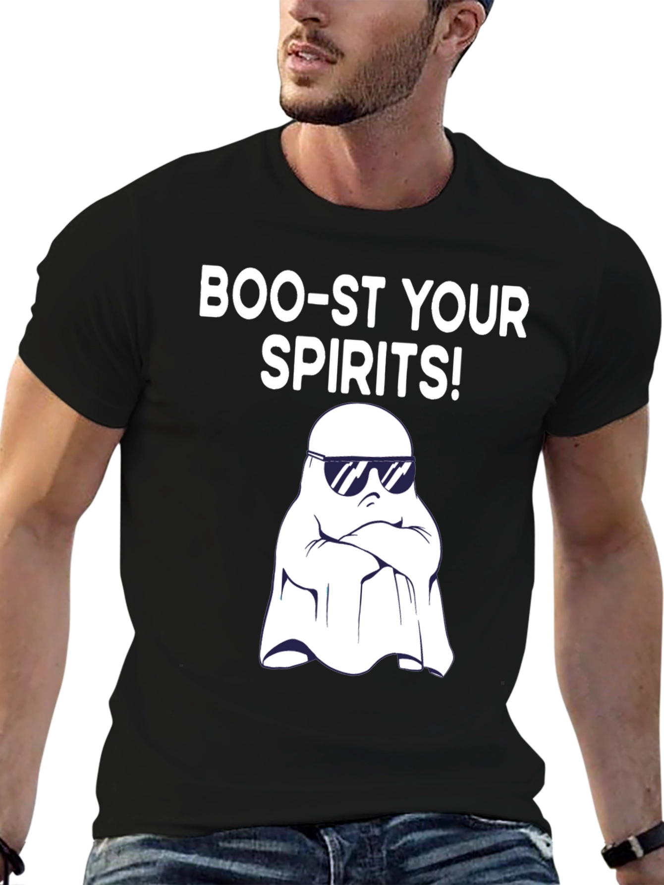 Boo-st Your Spirits Ghost T-Shirt