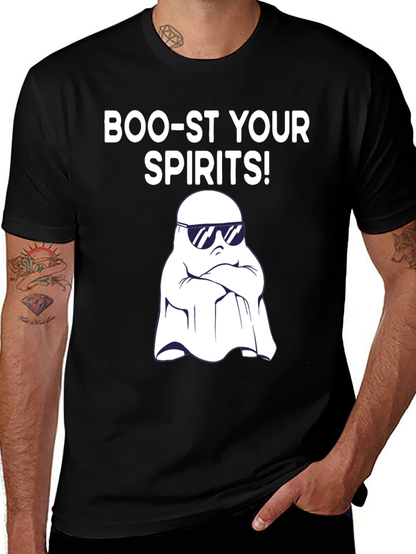 Boo-st Your Spirits Ghost T-Shirt