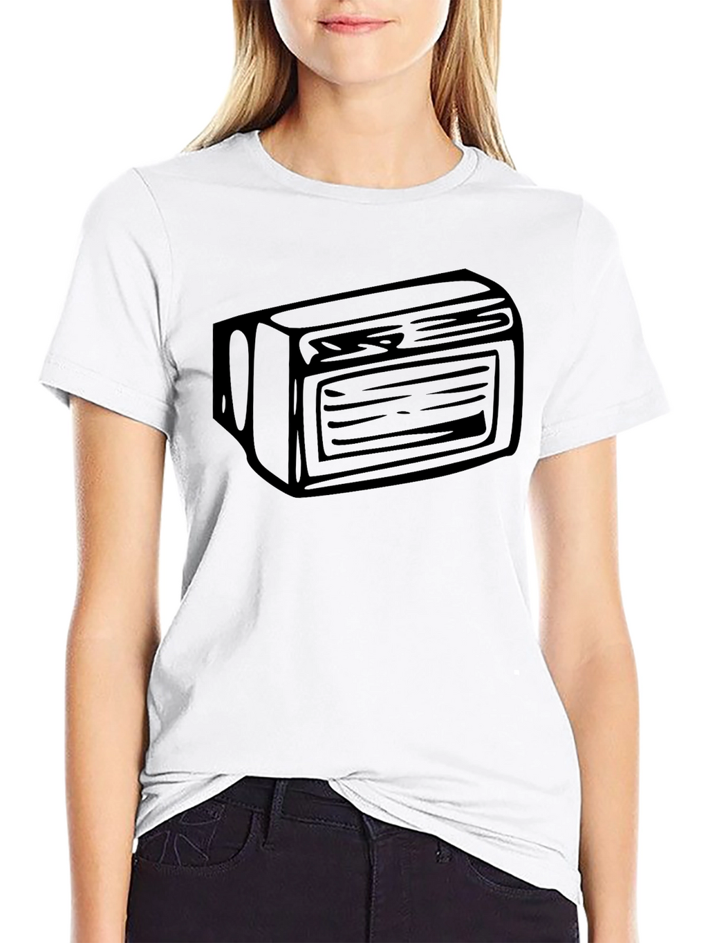 Retro Cassette Tape Graphic Tee - Classic Style