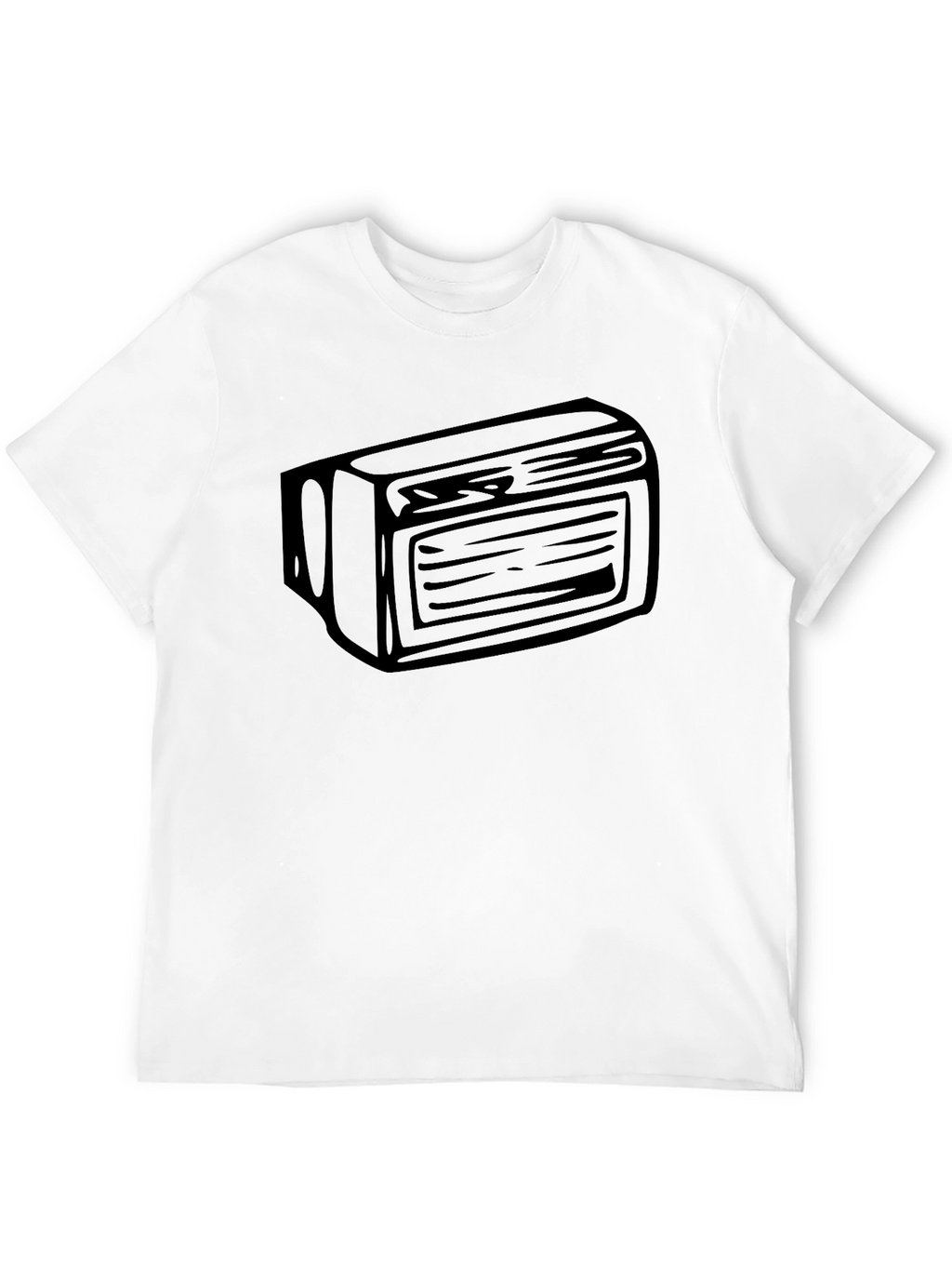 Retro Cassette Tape Graphic Tee - Classic Style