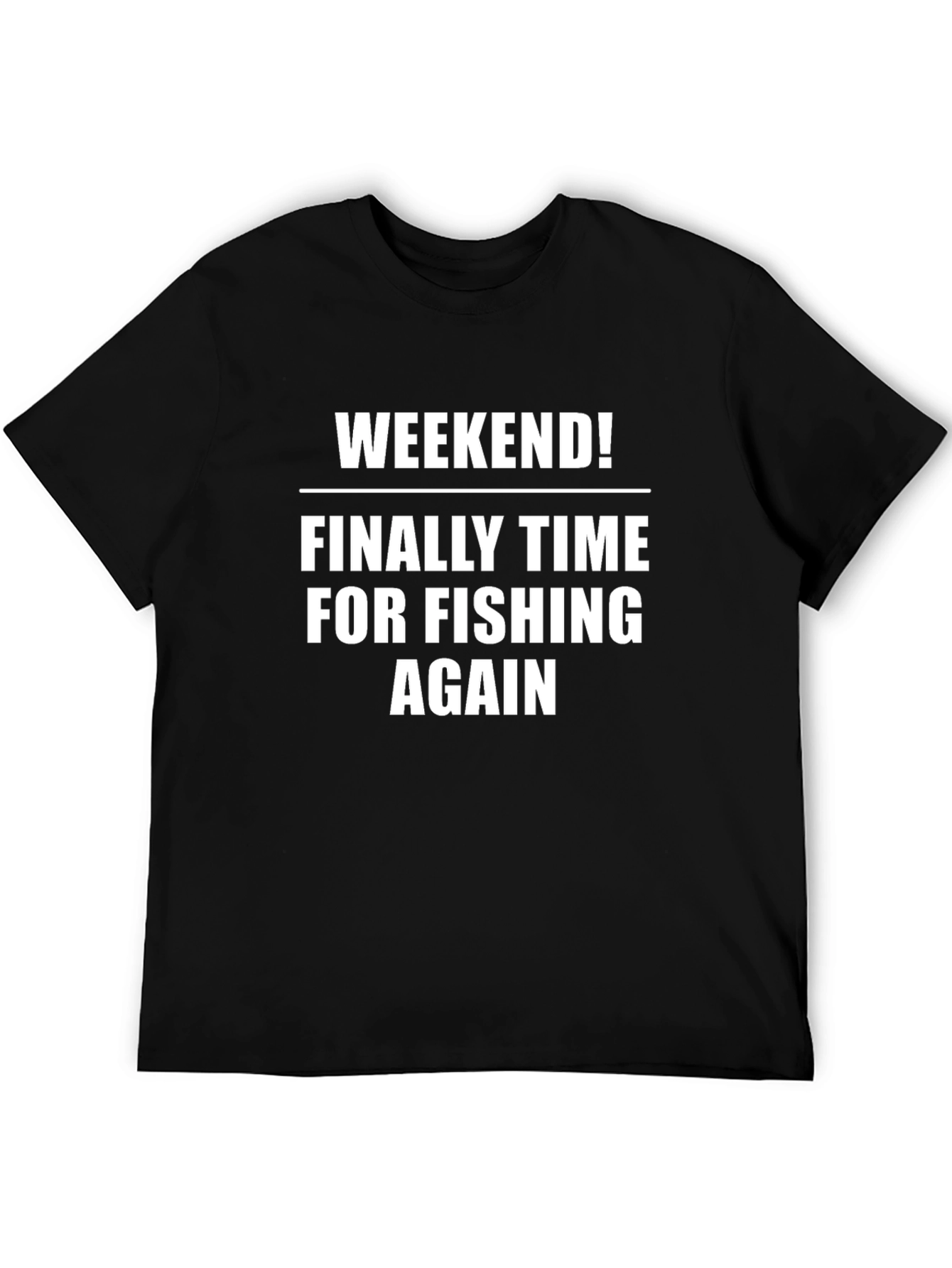 Weekend Fishing Time T-Shirt - Angler Tee