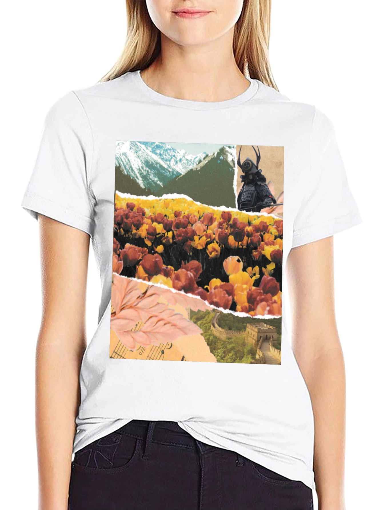Art Collage Graphic T-Shirt