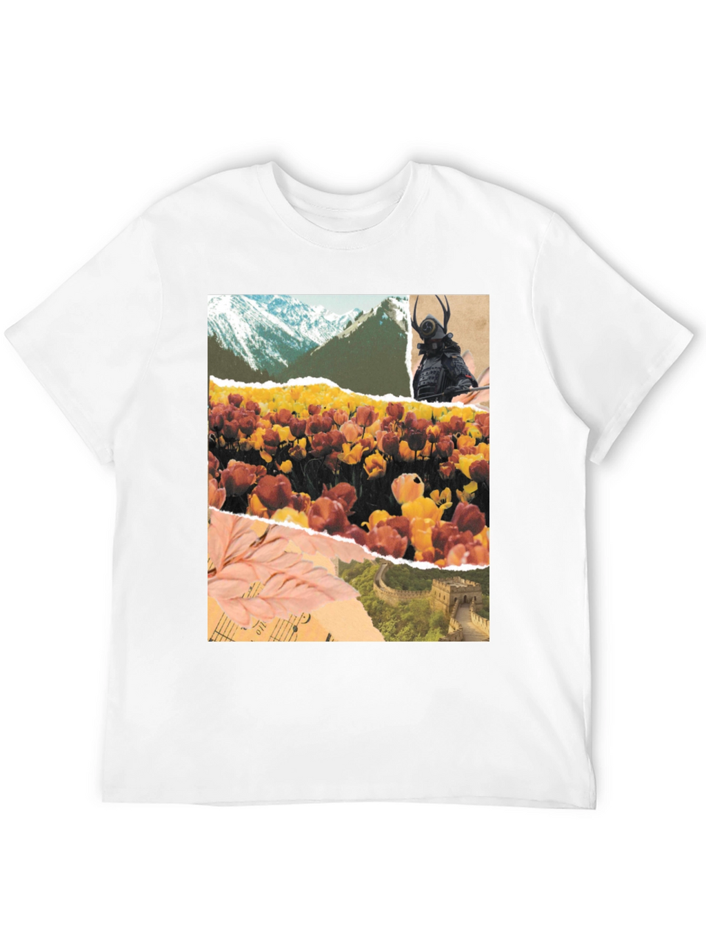 Art Collage Graphic T-Shirt