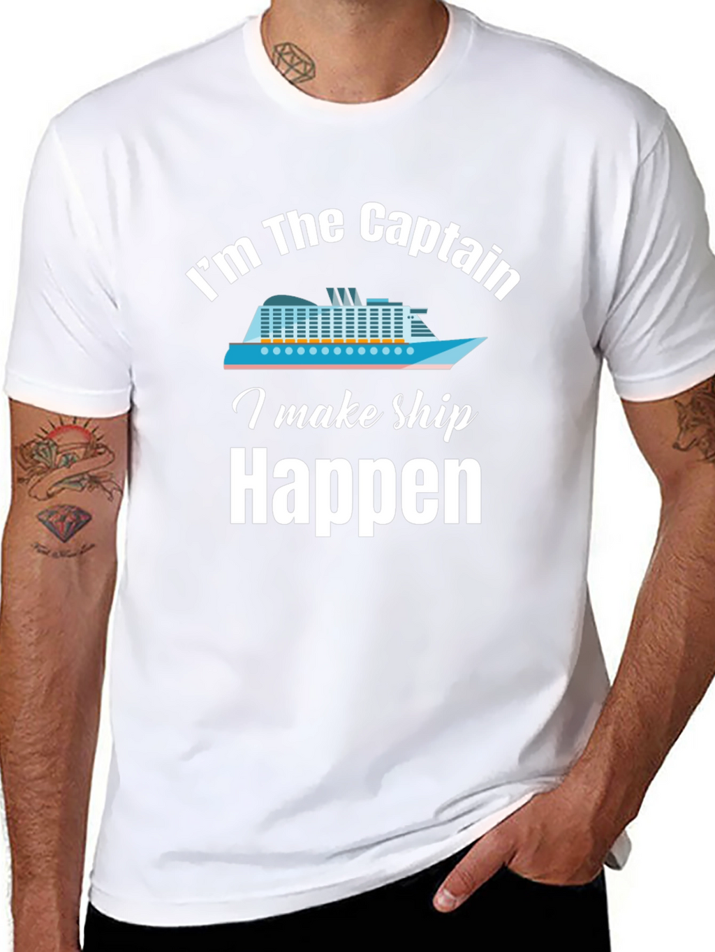 Im The Captain T-Shirt Cruise Humor