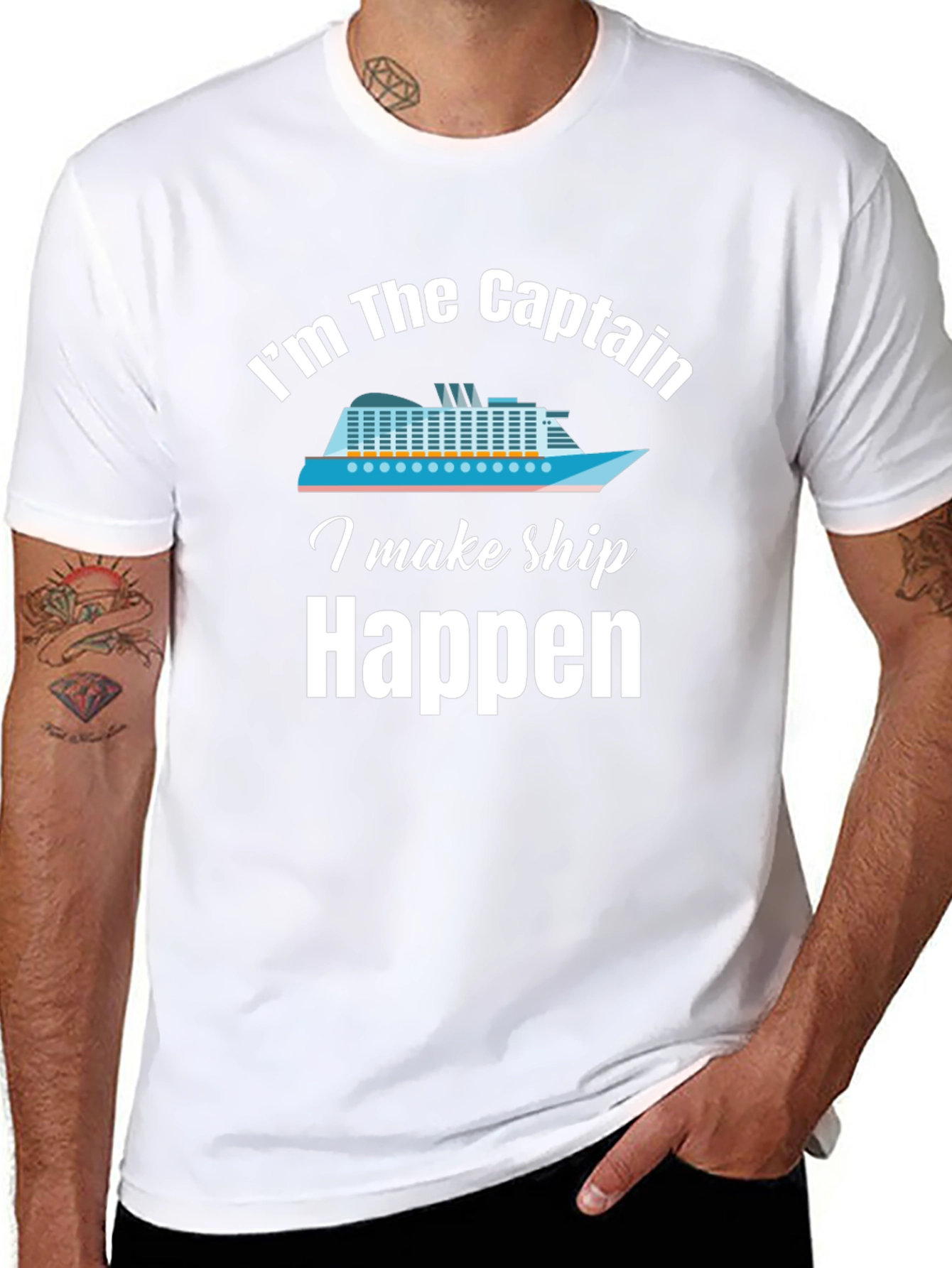 Im The Captain T-Shirt Cruise Humor