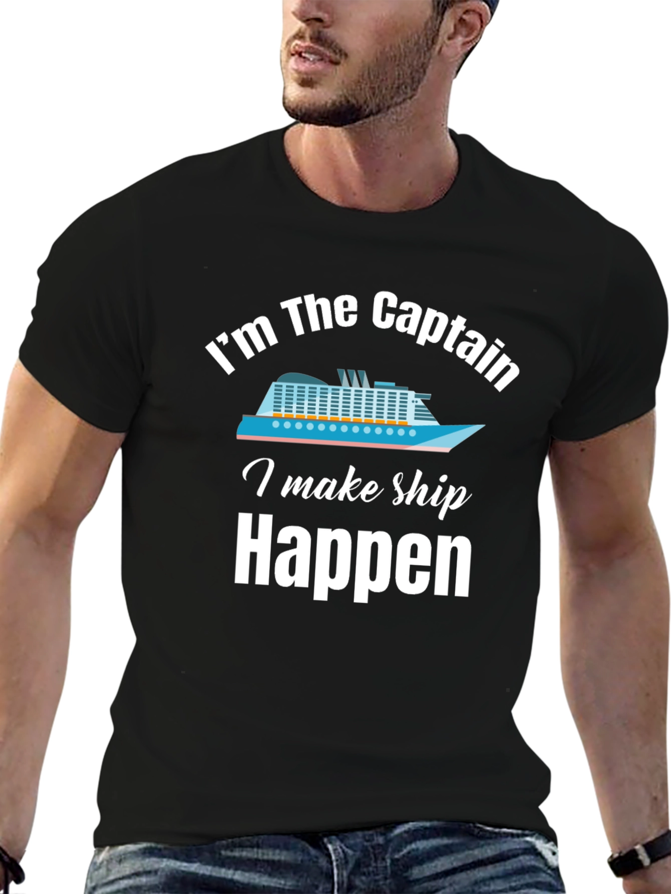Im The Captain T-Shirt Cruise Humor