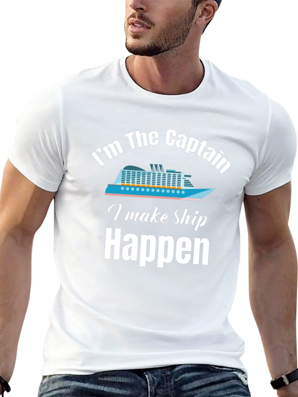 Im The Captain T-Shirt Cruise Humor