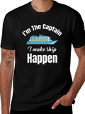 Im The Captain T-Shirt Cruise Humor