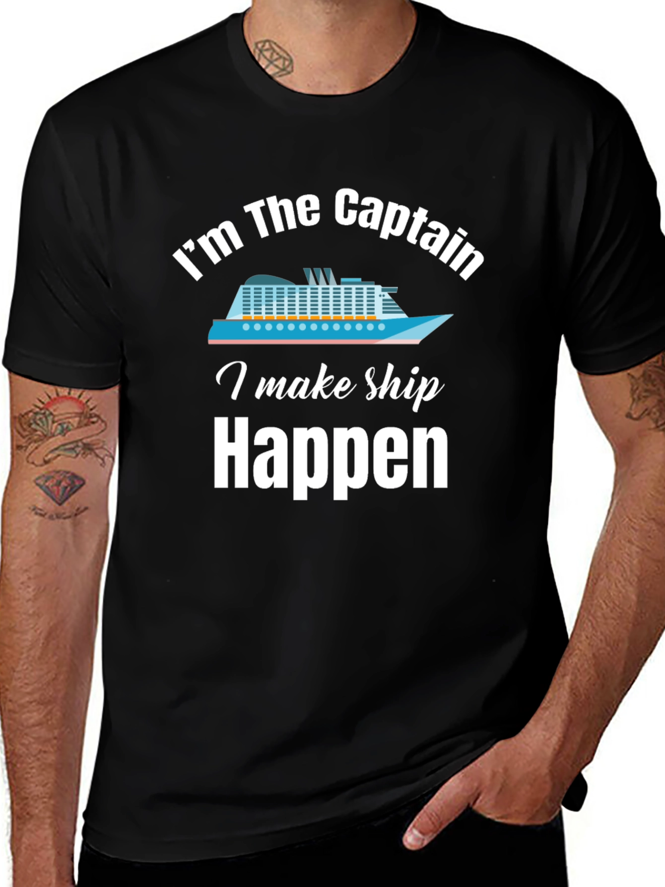 Im The Captain T-Shirt Cruise Humor
