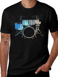 Drum Set Graphic Tee - Musicians Style