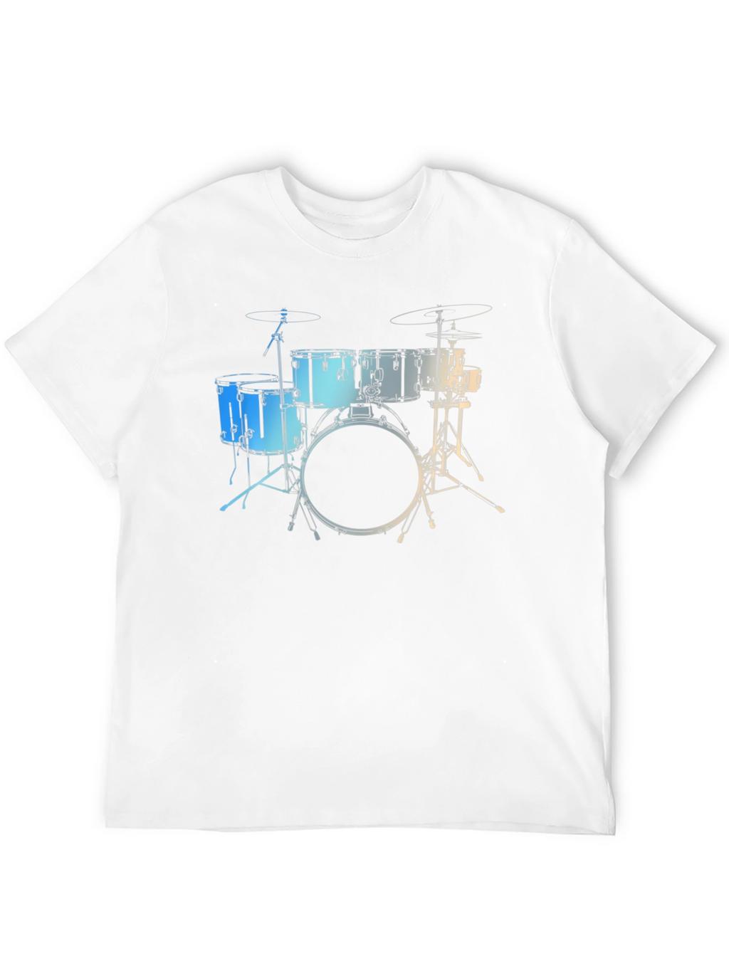 Drum Set Graphic Tee - Musicians Style