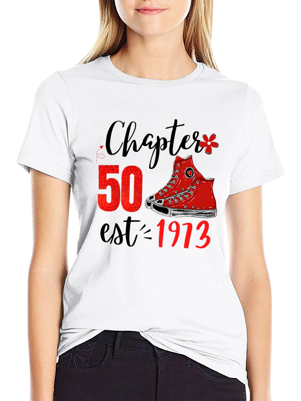 Chapter 50 Est. 1973 Sneaker Graphic T-Shirt