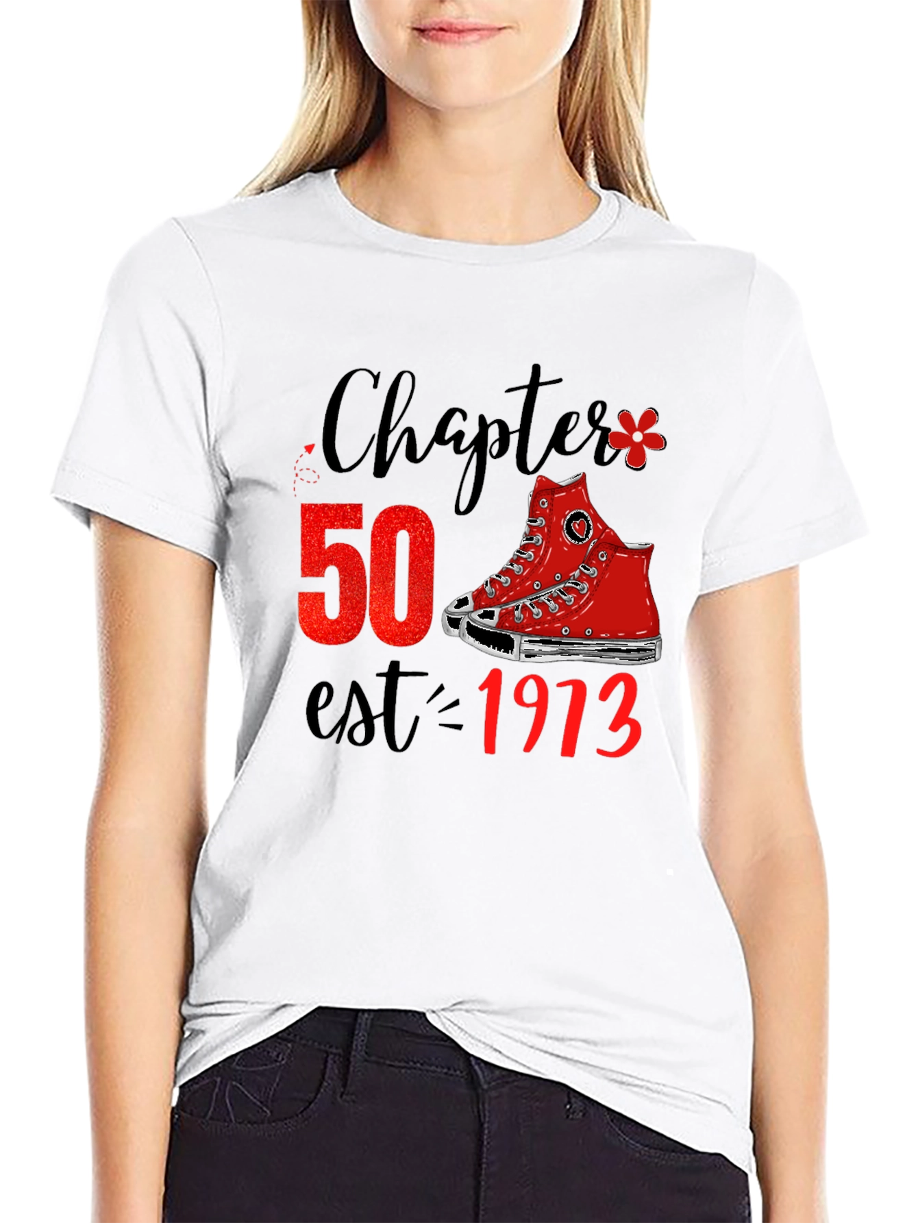 Chapter 50 Est. 1973 Sneaker Graphic T-Shirt