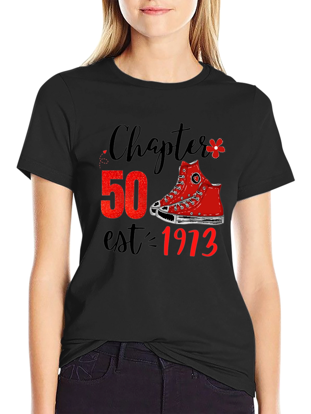 Chapter 50 Est. 1973 Sneaker Graphic T-Shirt