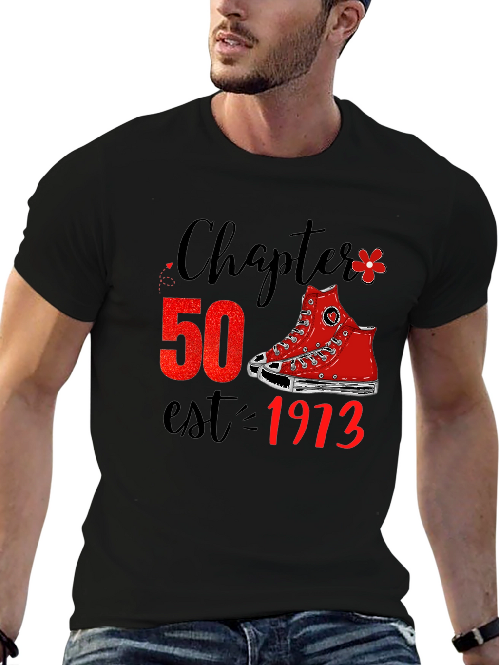 Chapter 50 Est. 1973 Sneaker Graphic T-Shirt