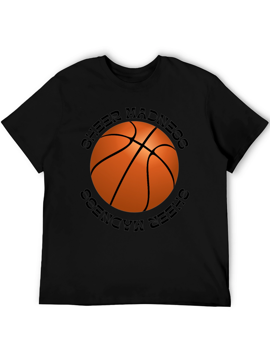 Sheer Madness Basketball Graphic T-Shirt