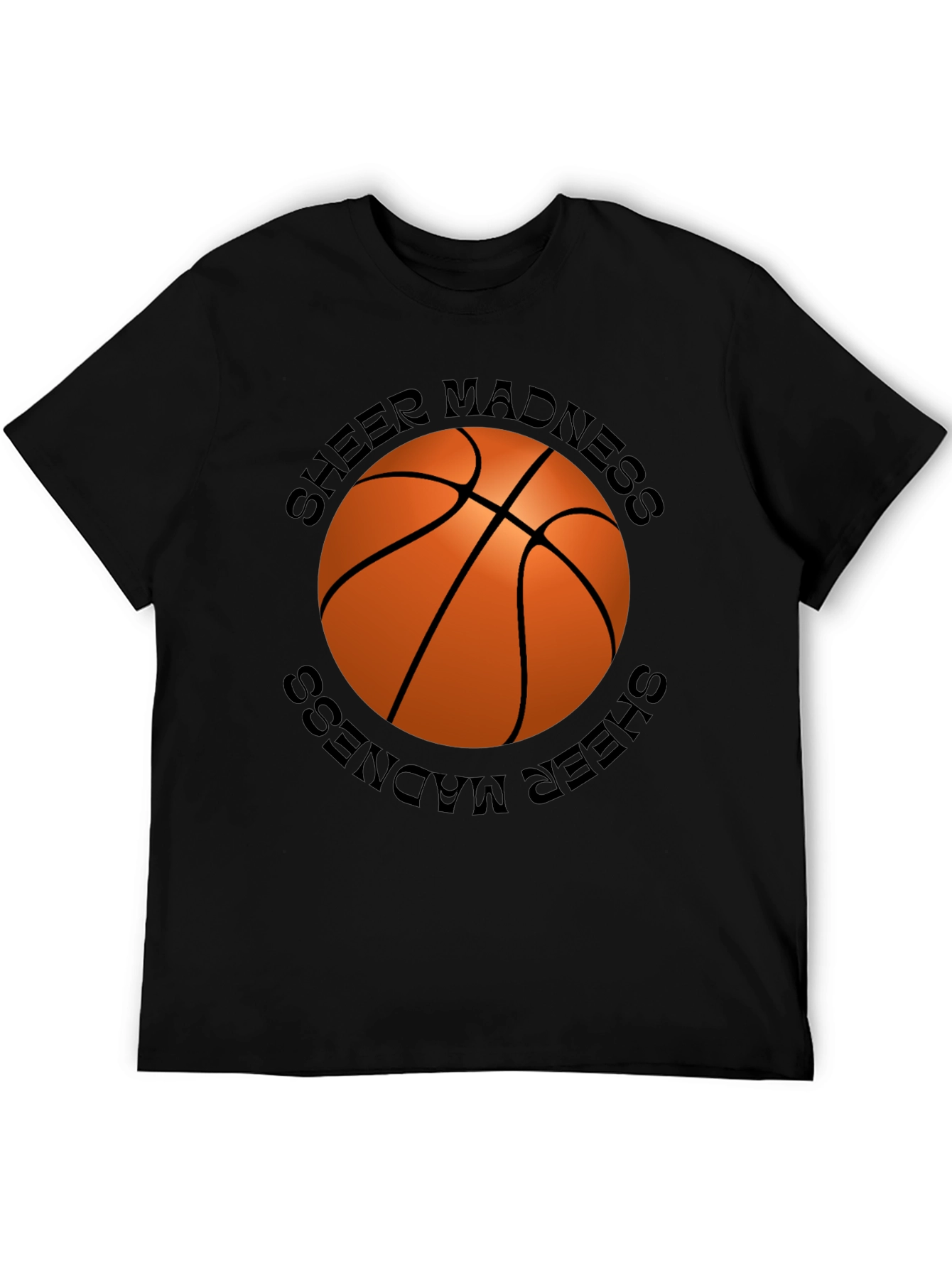 Sheer Madness Basketball Graphic T-Shirt