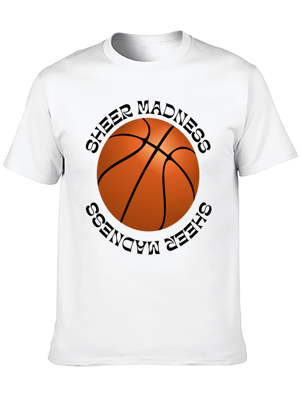 Sheer Madness Basketball Graphic T-Shirt