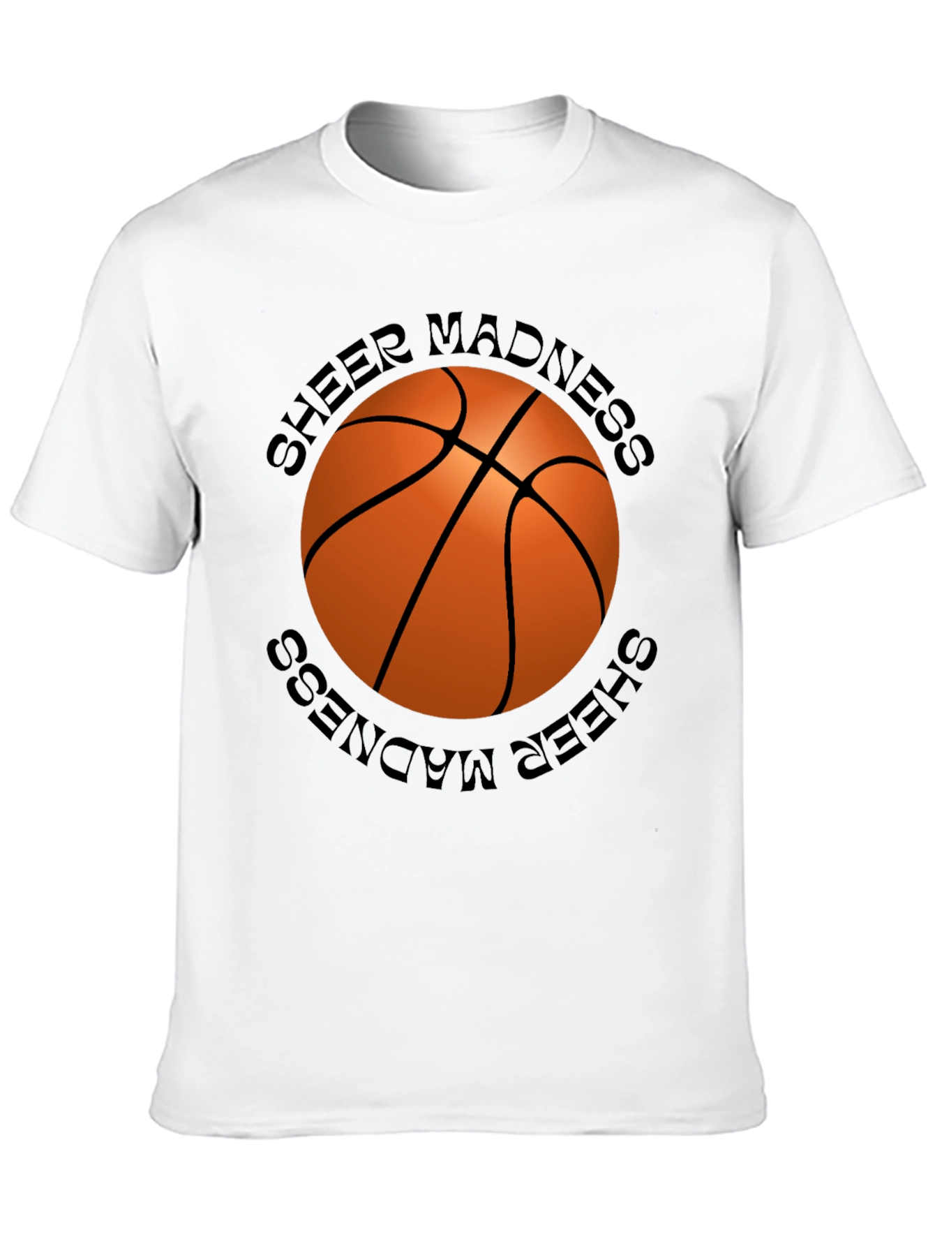 Sheer Madness Basketball Graphic T-Shirt